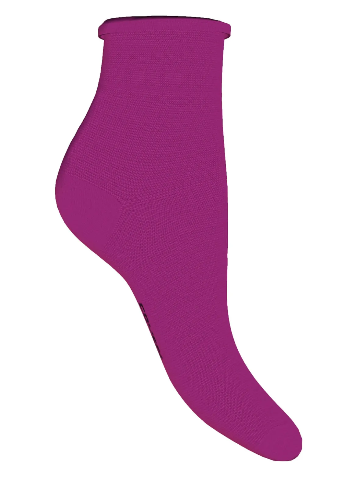 Enrico Coveri Calze corte da donna in cotone mercerizzato - fucsia