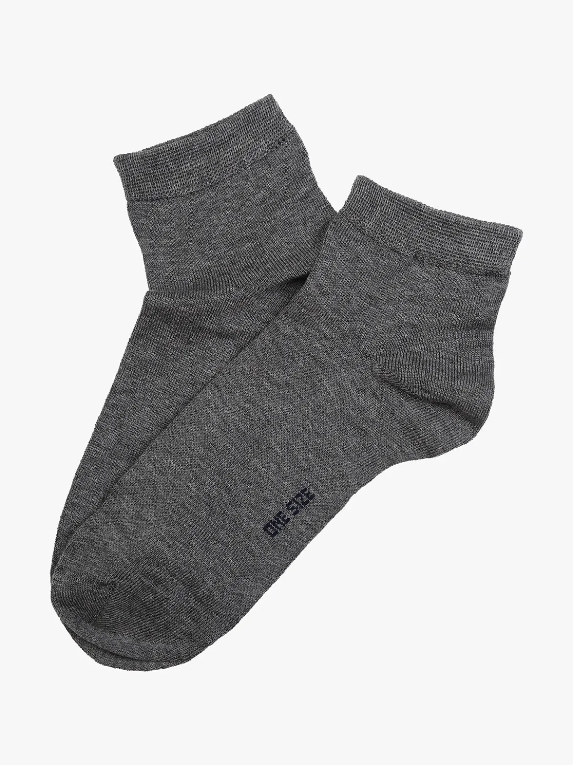 Enrico Coveri Calze corte da donna in cotone mercerizzato - grigio