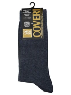 Enrico Coveri Calze corte da uomo in caldo cotone - avion