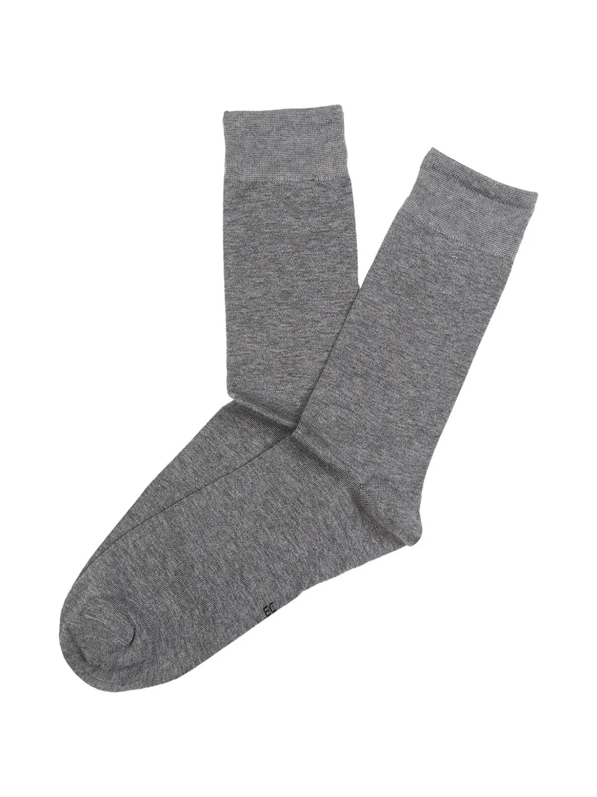 Enrico Coveri Calze corte da uomo in cotone mercerizzato - grigio