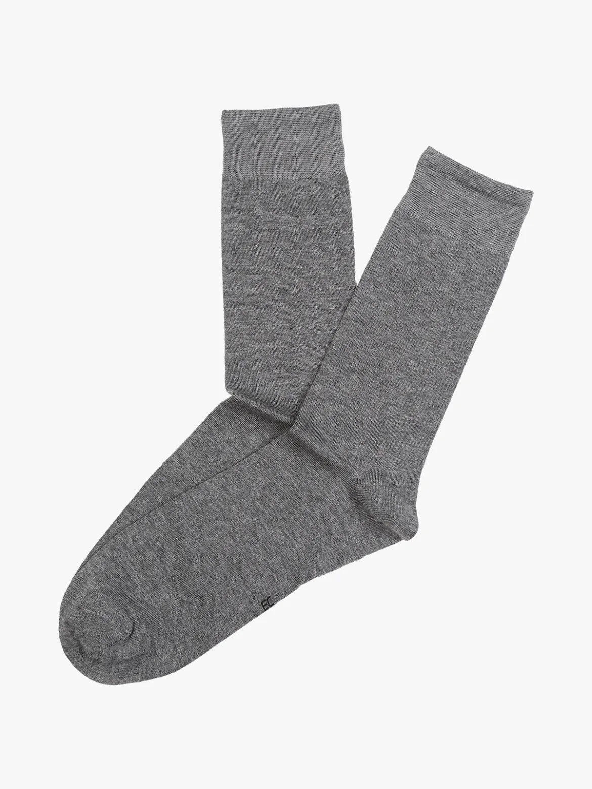 Enrico Coveri Calze corte da uomo in cotone mercerizzato - grigio
