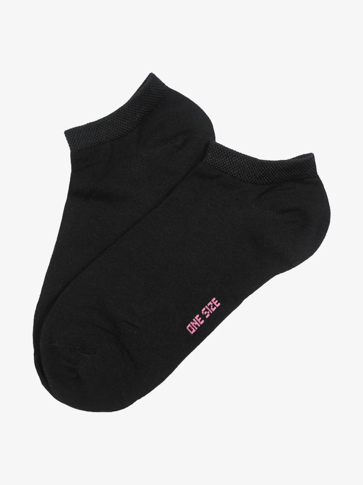 Enrico Coveri Calze corte sneaker da donna in cotone mercerizzato - nero