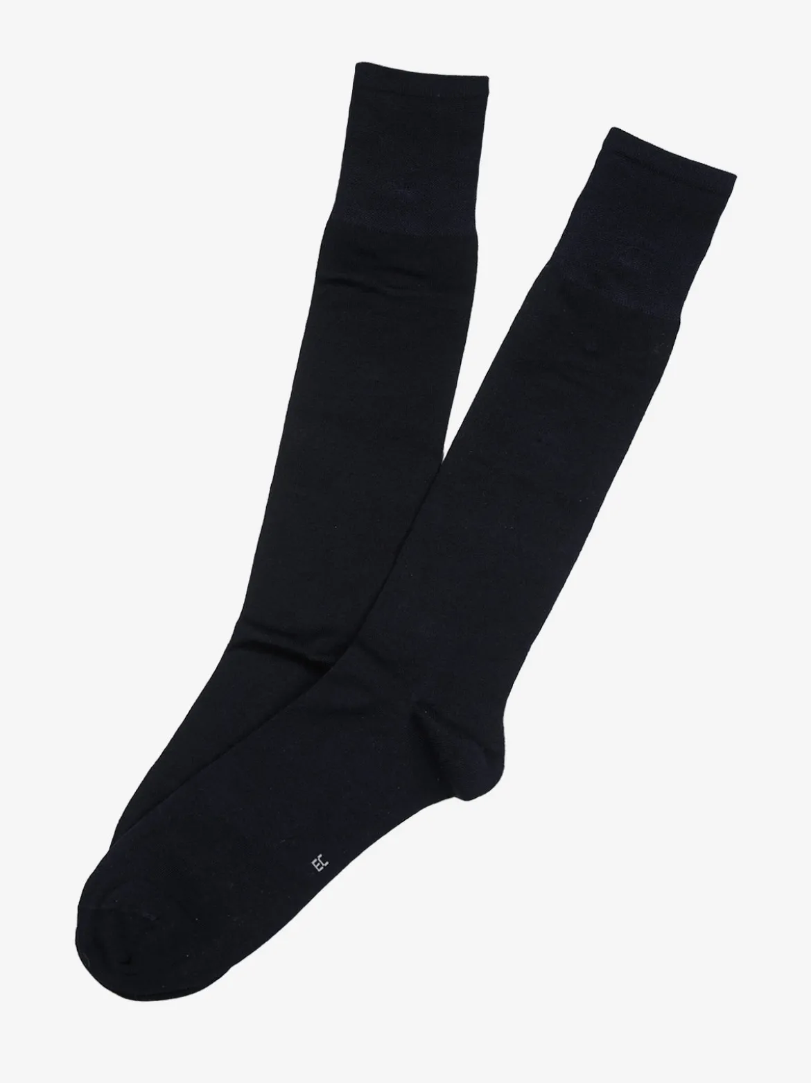 Enrico Coveri Calze lunghe da uomo in cotone mercerizzato - blu scuro