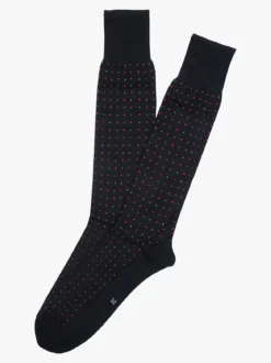 Enrico Coveri Calze lunghe da uomo in filo di scozia con stampe