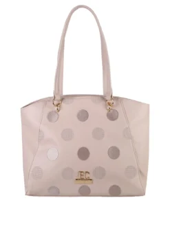Enrico Coveri Contemporary Borsa a spalla da donna in ecopelle - cipria