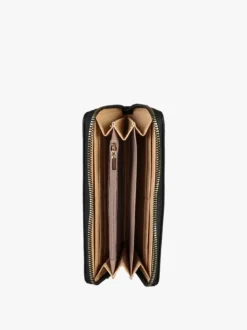 Enrico Coveri Contemporary Portafoglio donna in ecopelle con zip - nero