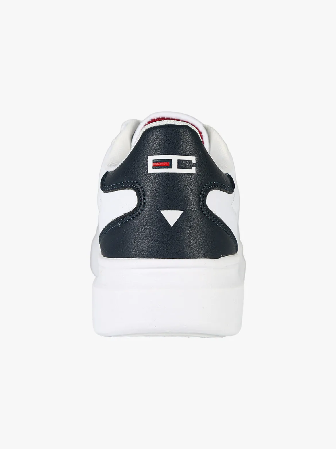 Enrico Coveri Sneakers stringate da uomo con suola alta - bianco