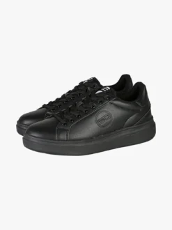 Enrico Coveri Sneakers stringate da uomo con suola alta - nero