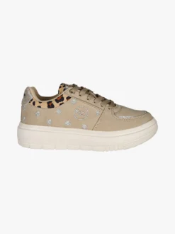 Enrico Coveri Sportswear Sneakers donna effetto nabuk con dettagli animalier e platform - multicolore