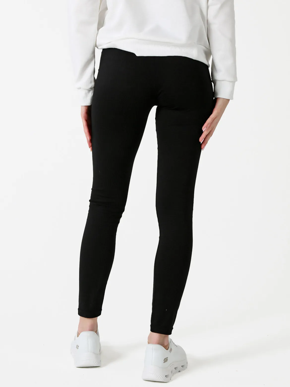 Essenziale Milano Leggings donna in cotone - nero