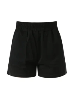 Essenziale Milano Shorts donna con elastico in vita - nero