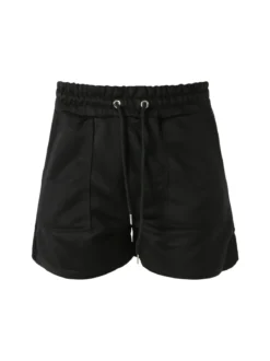 Essenziale Milano Shorts donna sportivi con coulisse - nero