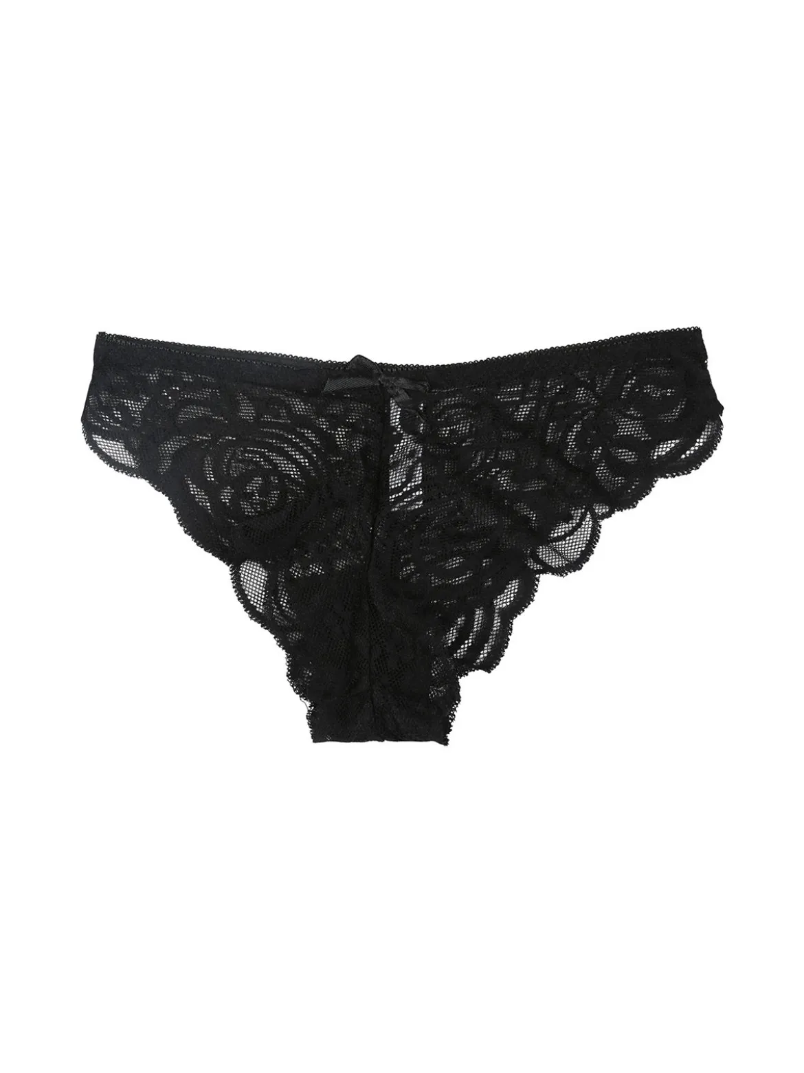Essenziale Milano Slip da donna in pizzo - nero