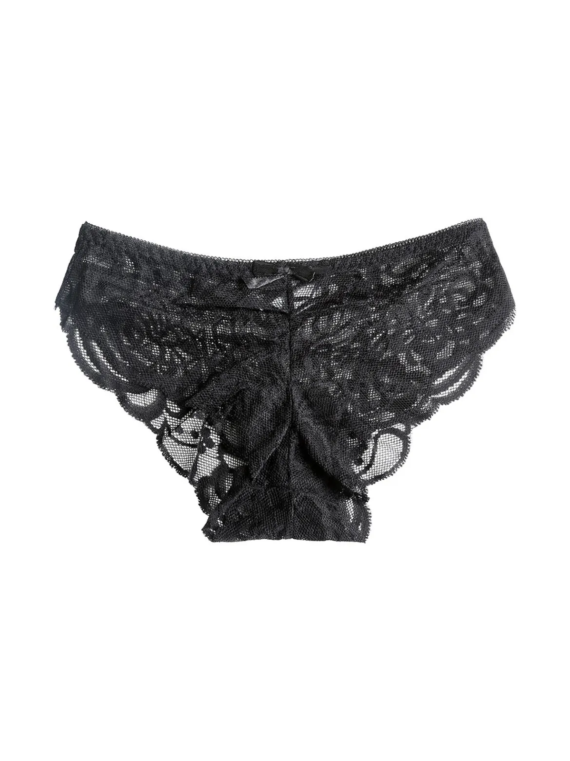Essenziale Milano Slip donna in pizzo - nero