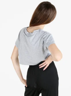 Essenziale Milano T-shirt crop da donna in cotone