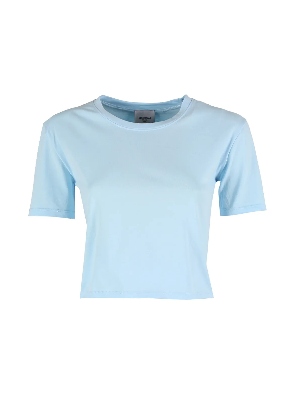 Essenziale Milano T-shirt crop da donna in cotone