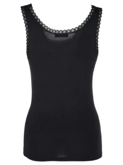 Esse Speroni Canotta donna in cotone modal con pizzo