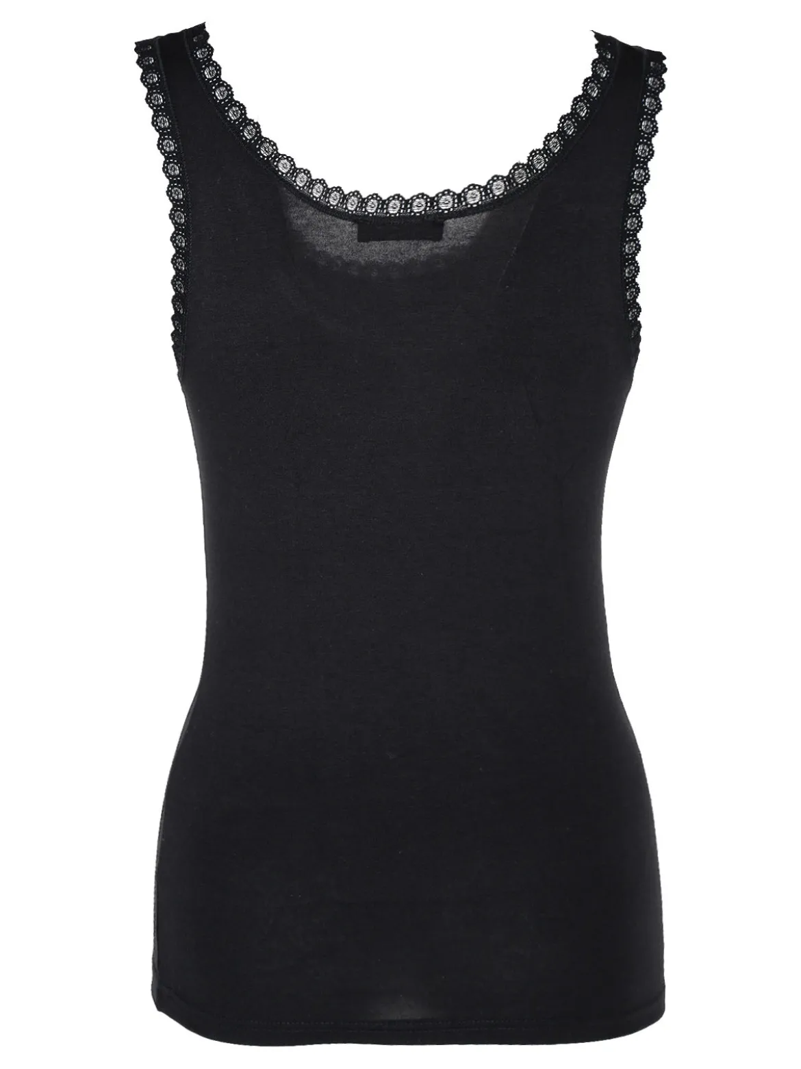 Esse Speroni Canotta donna in cotone modal con pizzo
