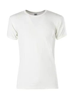Esse Speroni Maglia intima da uomo in lana e cotone - bianco