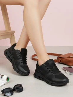 Everlast Sneakers da donna stringate - nero