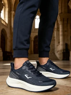 Everlast Sneakers sportive da uomo con lacci - blu scuro
