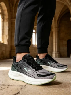 Everlast Sneakers sportive da uomo con lacci - nero
