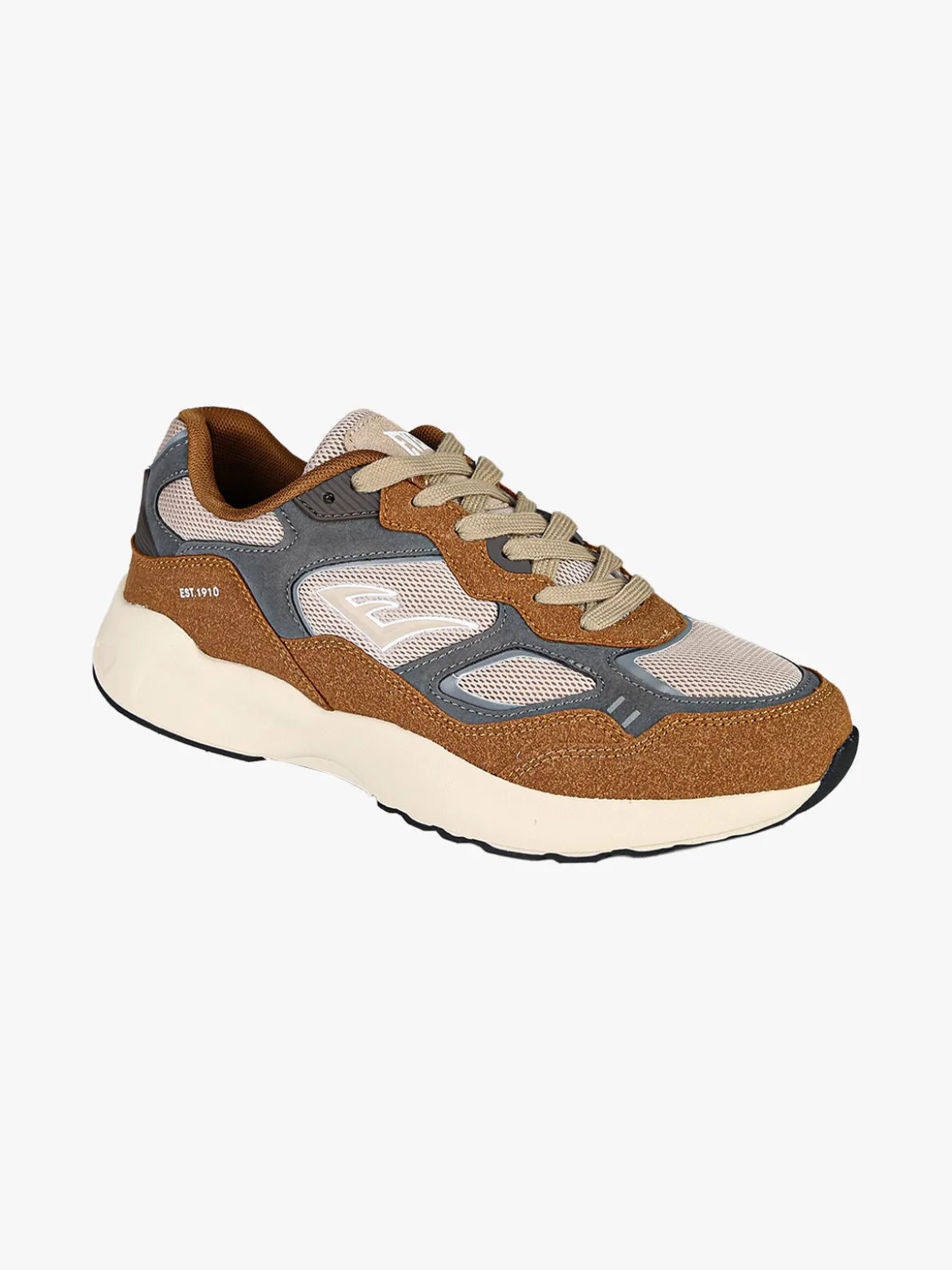 Everlast Sneakers sportive da uomo con suola alta - marrone