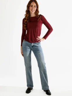 Farfallina Jeans donna a gamba dritta - jeans