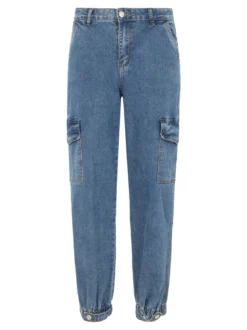 Farfallina Jeans donna cargo con tasconi