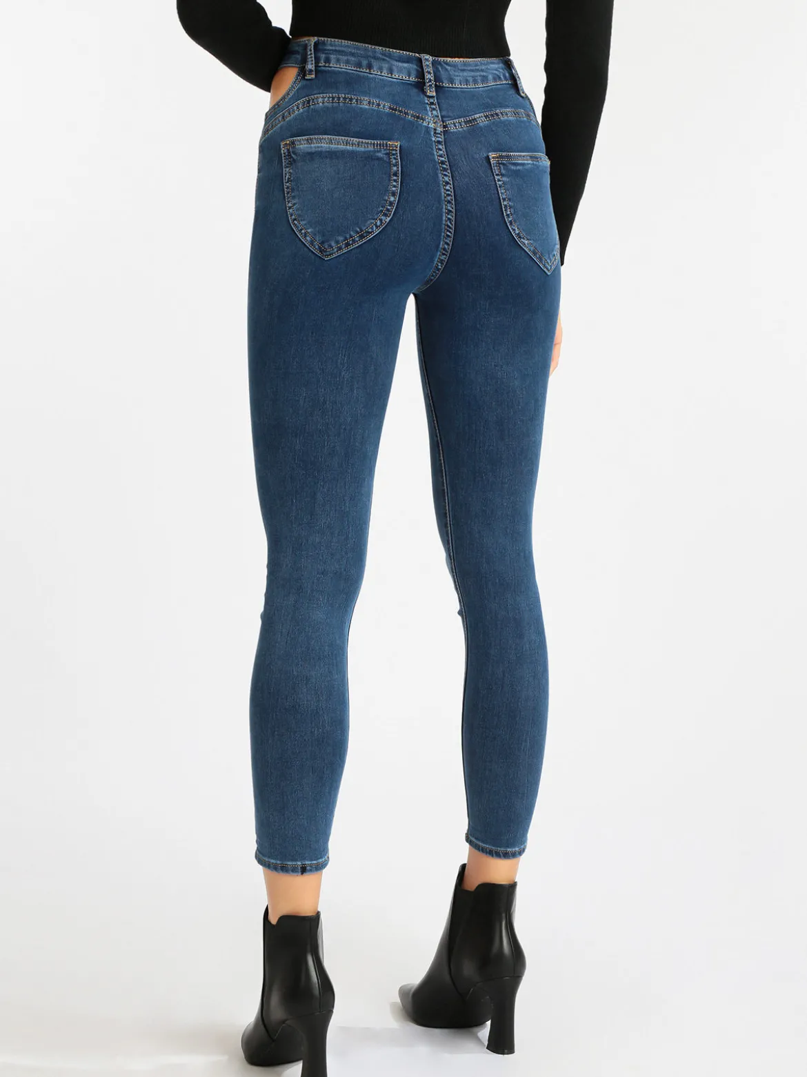 Farfallina Jeans donna skinny a vita alta