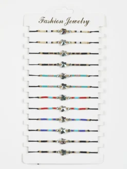 Fashion Jewelry Bracciale in corda con perline