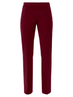 Fast Fashion Completo elegante da donna con blazer e pantaloni con finale a zampa - bordeaux