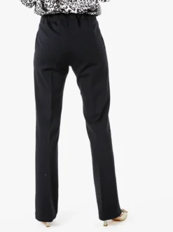 Fast Fashion Completo elegante da donna con blazer e pantaloni con finale a zampa - nero
