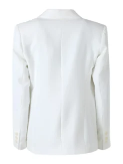 Fast Fashion Completo elegante da donna con blazer e pantaloni a gamba larga - panna