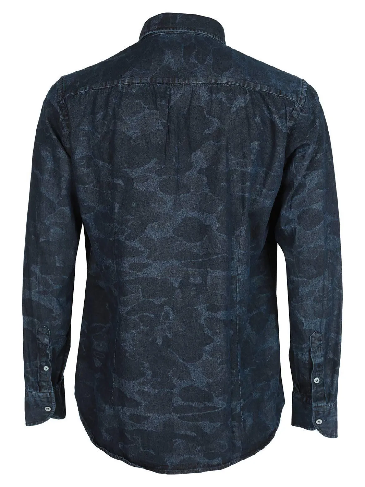 Fb Camicia da uomo con fantasia mimetica