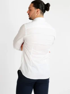 Fb Camicia uomo slim fit a maniche lunghe