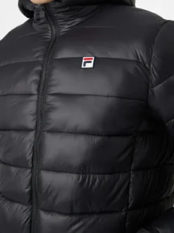 Fila Piumino da uomo con cappuccio - nero