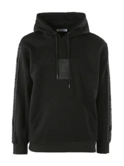 Flex Style Felpa da uomo con cappuccio - nero