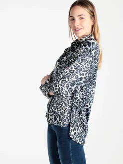Forget Me Not Camicia donna animalier a maniche lunghe