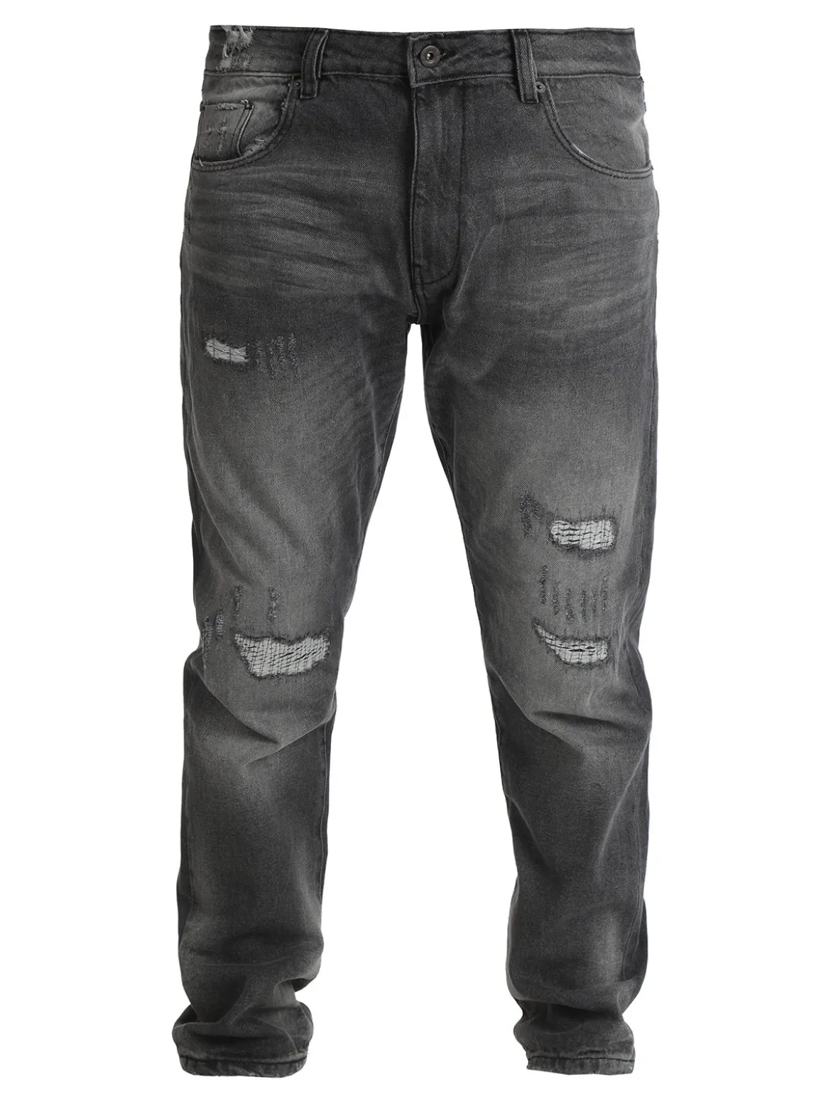 Frankie Malone Jeans grigio da uomo con strappi