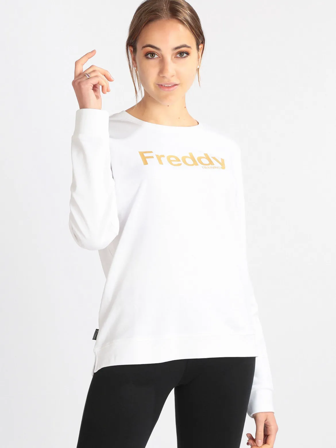 Freddy Felpa sportiva leggera da donna in cotone