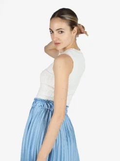 Free Style Top donna elasticizzato a coste