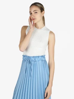 Free Style Top donna elasticizzato a coste