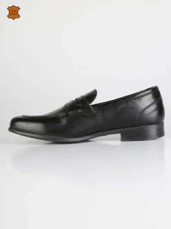 Freetime Mocassini neri in pelle