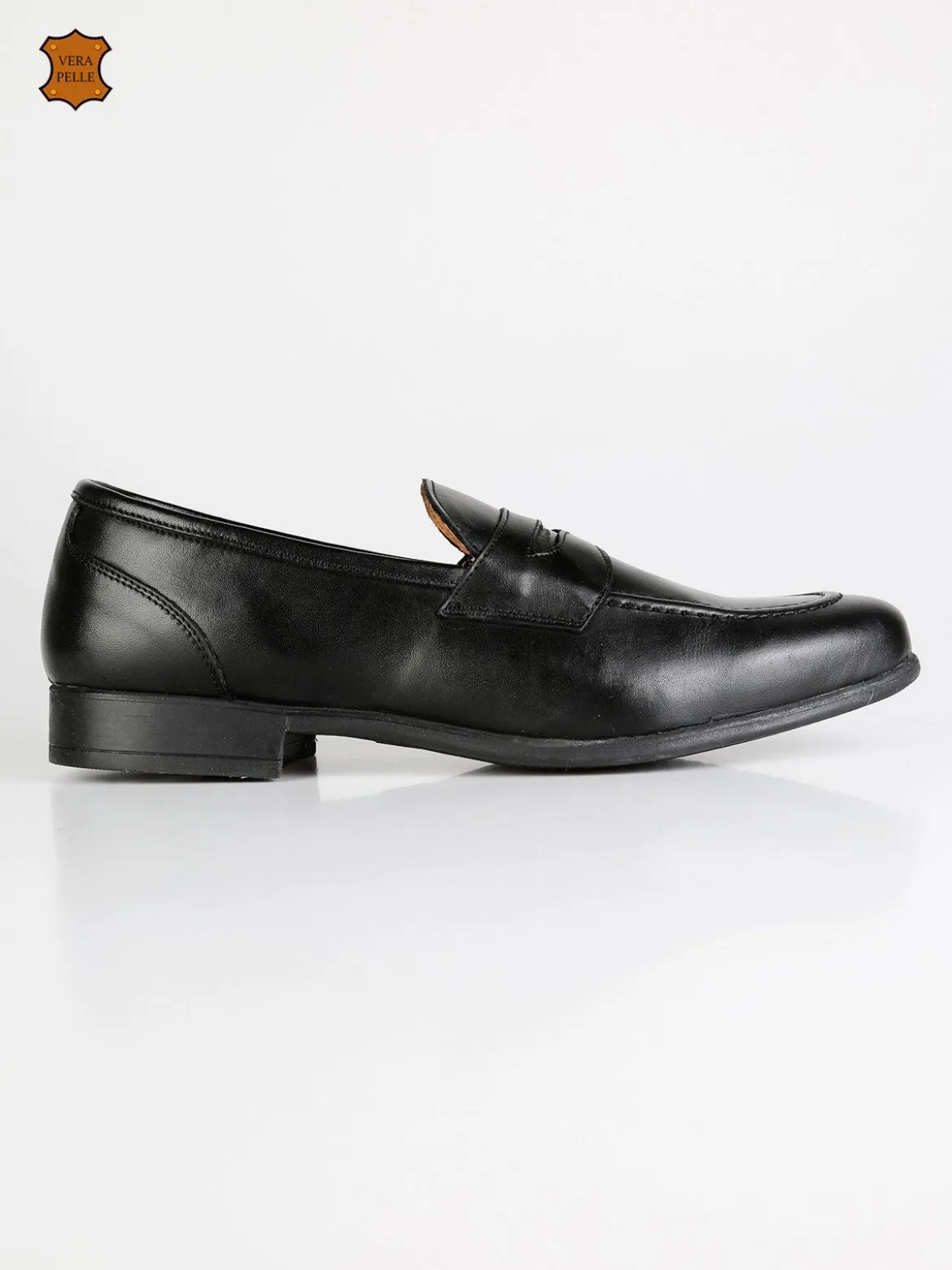 Freetime Mocassini neri in pelle