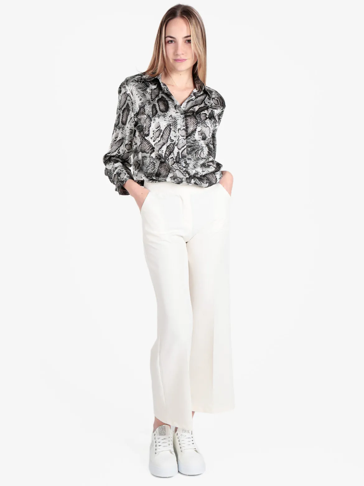 Frenetika Pantaloni classici da donna a palazzo