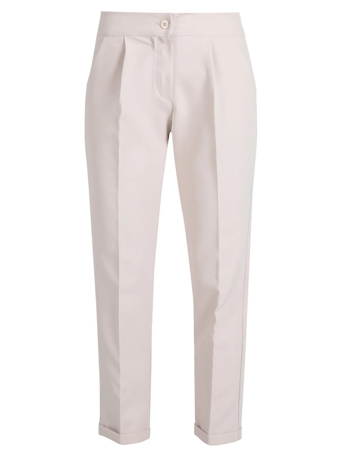 Frenetika Pantaloni classici da donna con risvolto