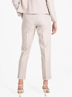 Frenetika Pantaloni classici da donna con risvolto