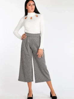 Frenetika Pantaloni culotte donna vita alta