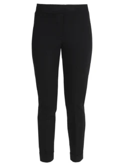 Frenetika Pantaloni donna a sigaretta con risvolto - nero
